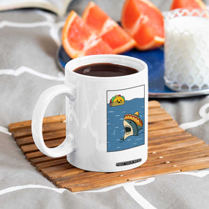Tacos Lover Coffee Mug Funny Shark Humor Foodie Gift TS12 Print Your Wear