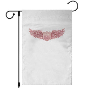 Pink Glitter Effect Route Highway 66 Garden Flag Road Trip Motorcycle Adventure