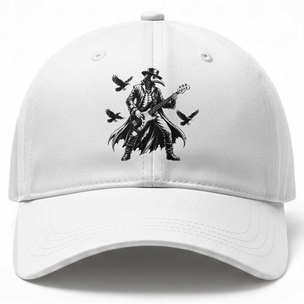 Plague Doctor Electric Bass Rocker Baseball Cap Gothic Musician