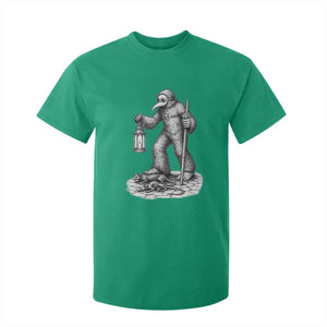 Gothic Plague Doctor Bigfoot T Shirt For Kid Horror Cryptid Spooky Folklore