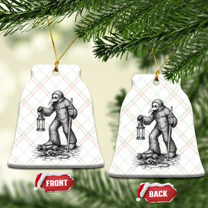 Gothic Plague Doctor Bigfoot Ceramic Ornament Horror Cryptid Spooky Folklore
