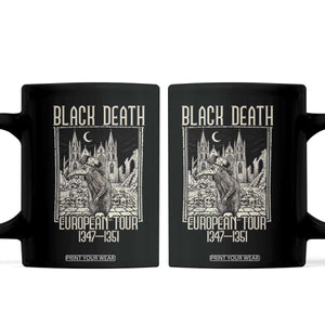 Black Death European Tour Plague Rat Coffee Mug Medieval History Gift