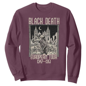 Black Death European Tour Plague Rat Sweatshirt Medieval History Gift