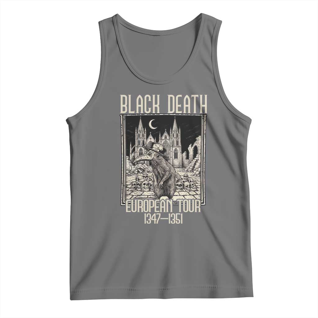 Black Death European Tour Plague Rat Tank Top Medieval History Gift