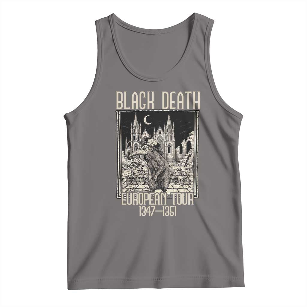 Black Death European Tour Plague Rat Tank Top Medieval History Gift