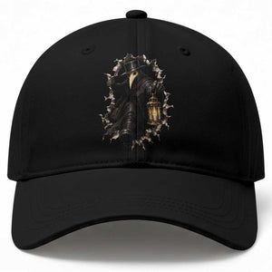 Gothic Plague Doctor Horror Baseball Cap Spooky Medieval Dark Folklore
