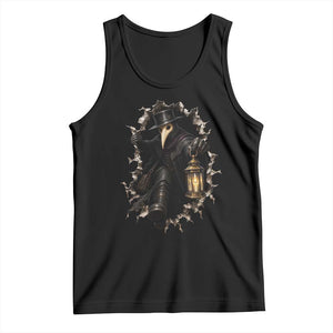 Gothic Plague Doctor Horror Tank Top Spooky Medieval Dark Folklore