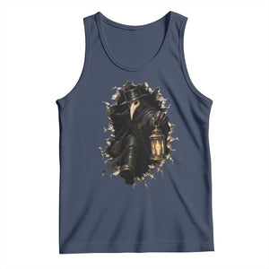 Gothic Plague Doctor Horror Tank Top Spooky Medieval Dark Folklore