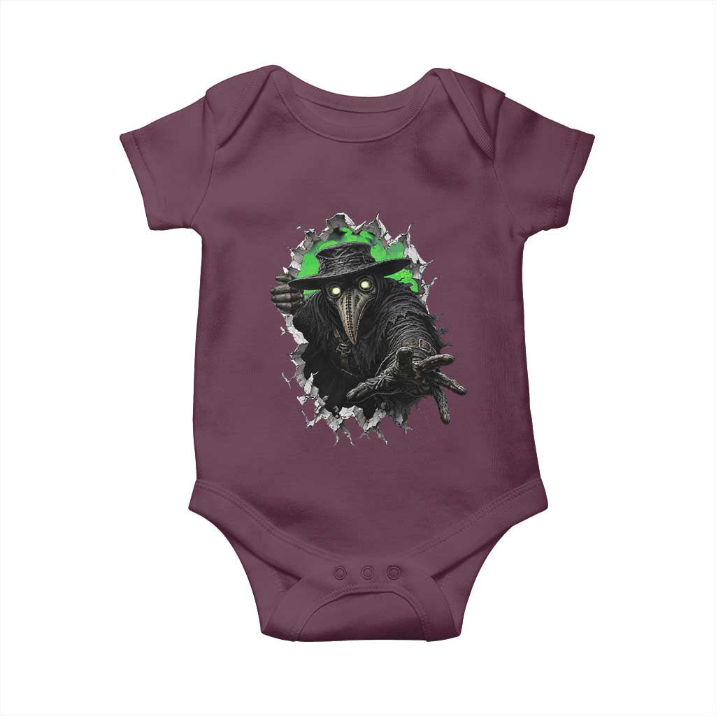 Halloween Plague Doctor Baby Onesie Gothic Medieval History Gift