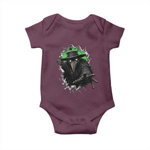 Halloween Plague Doctor Baby Onesie Gothic Medieval History Gift
