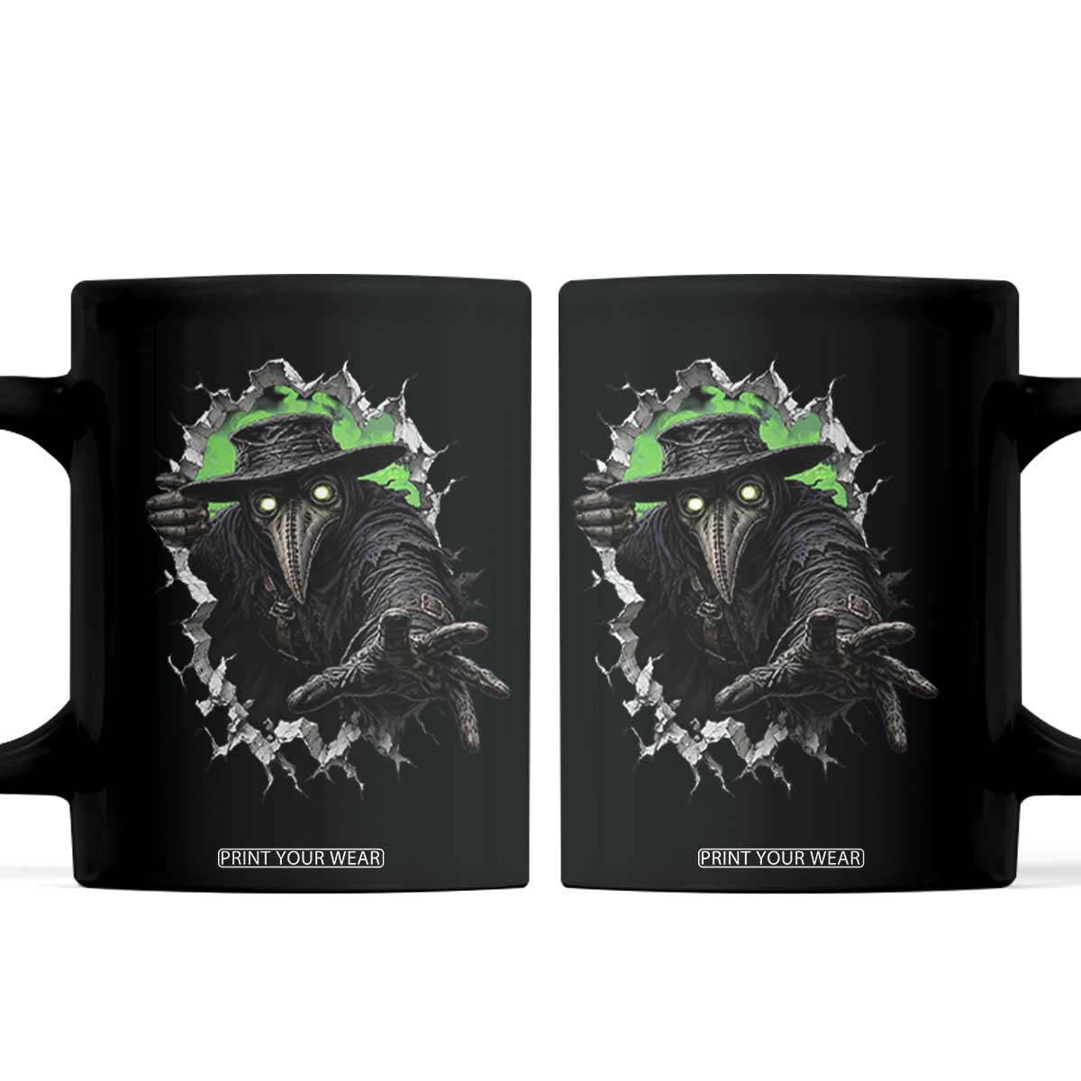 Halloween Plague Doctor Coffee Mug Gothic Medieval History Gift