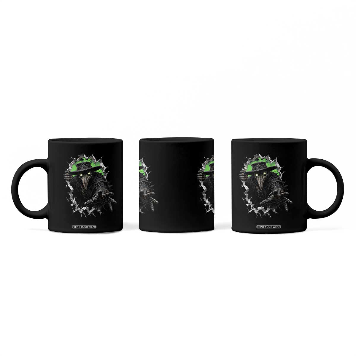 Halloween Plague Doctor Coffee Mug Gothic Medieval History Gift