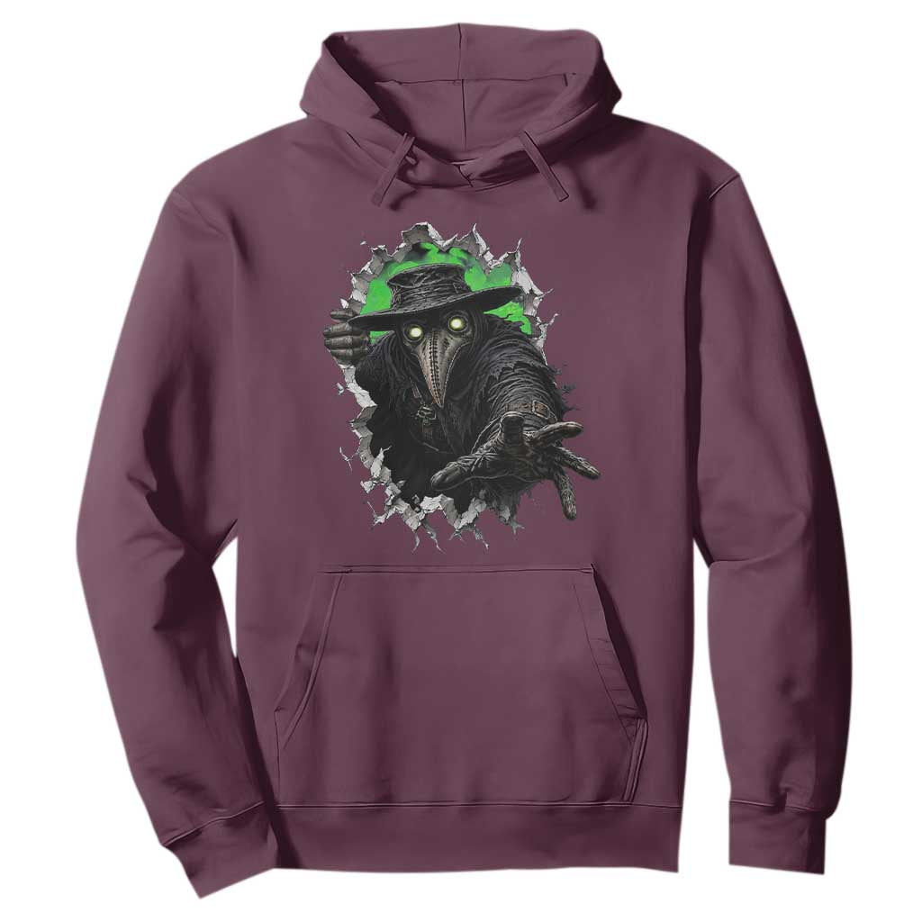 Halloween Plague Doctor Hoodie Gothic Medieval History Gift