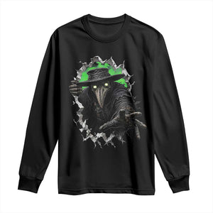 Halloween Plague Doctor Long Sleeve Shirt Gothic Medieval History Gift