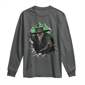 Halloween Plague Doctor Long Sleeve Shirt Gothic Medieval History Gift