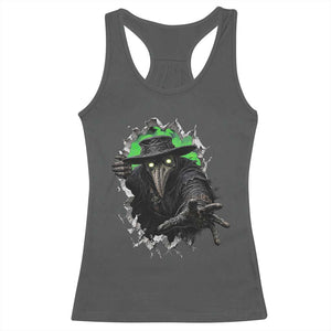 Halloween Plague Doctor Racerback Tank Top Gothic Medieval History Gift