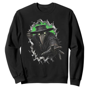 Halloween Plague Doctor Sweatshirt Gothic Medieval History Gift
