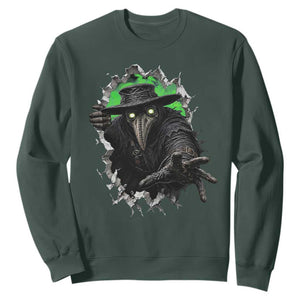 Halloween Plague Doctor Sweatshirt Gothic Medieval History Gift