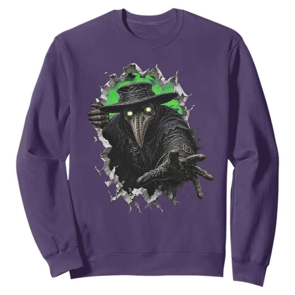 Halloween Plague Doctor Sweatshirt Gothic Medieval History Gift