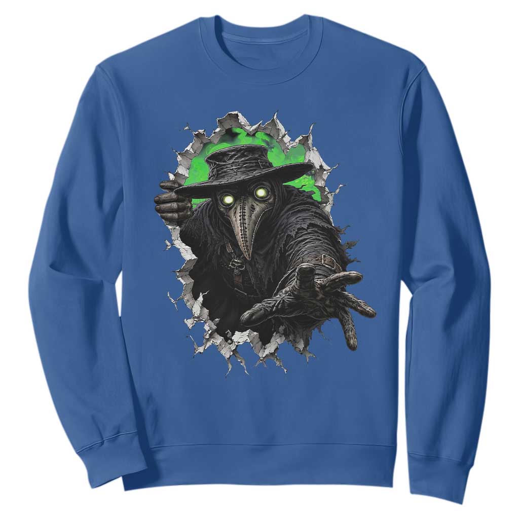 Halloween Plague Doctor Sweatshirt Gothic Medieval History Gift