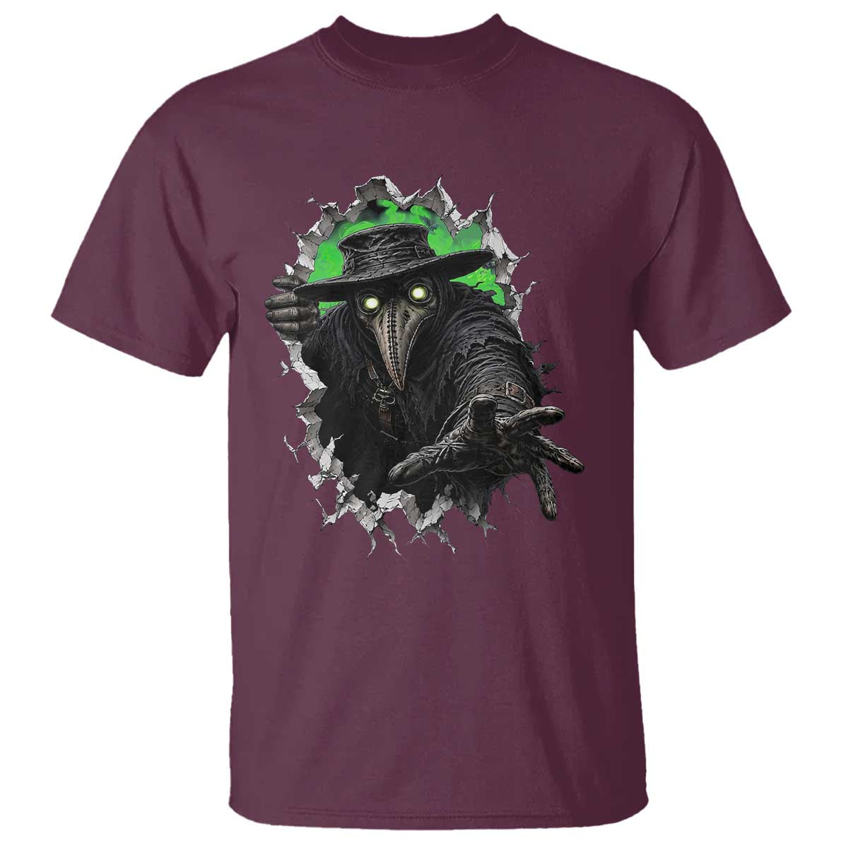 Halloween Plague Doctor T Shirt Gothic Medieval History Gift