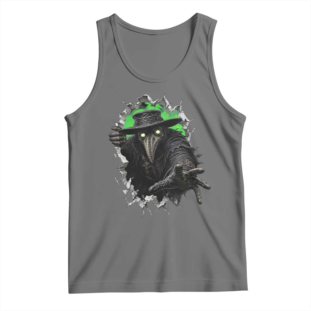 Halloween Plague Doctor Tank Top Gothic Medieval History Gift