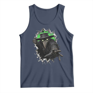 Halloween Plague Doctor Tank Top Gothic Medieval History Gift