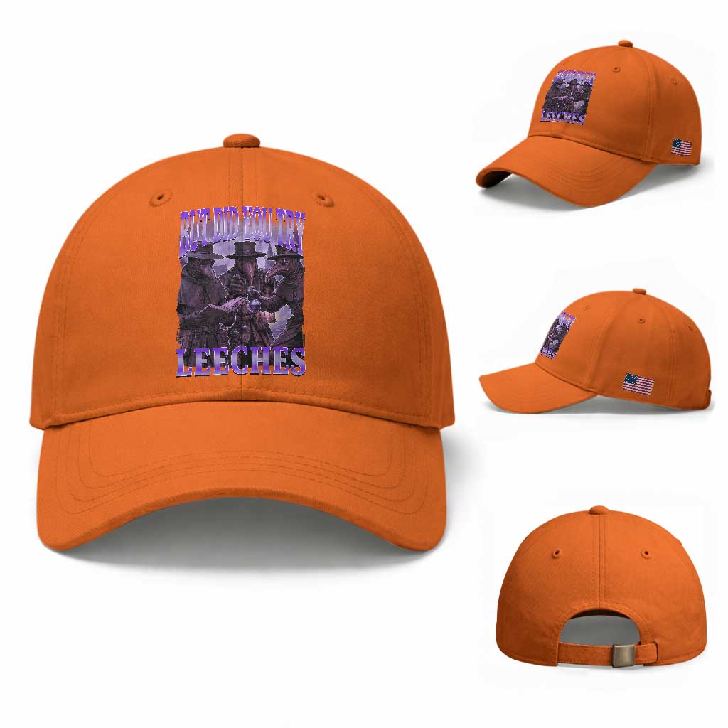 Funny Plague Doctor But Did You Try Leeches Baseball Cap Medieval History Gift