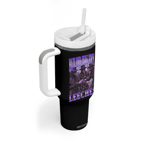 Funny Plague Doctor But Did You Try Leeches Tumbler With Handle Medieval History Gift