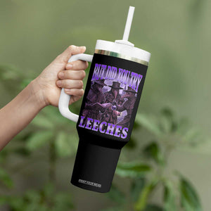 Funny Plague Doctor But Did You Try Leeches Tumbler With Handle Medieval History Gift