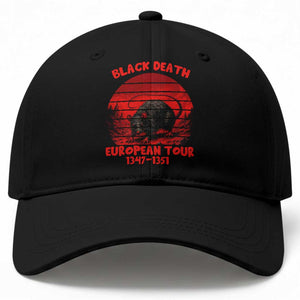 Plague Rat Black Death European Tour Baseball Cap Medieval Dark History