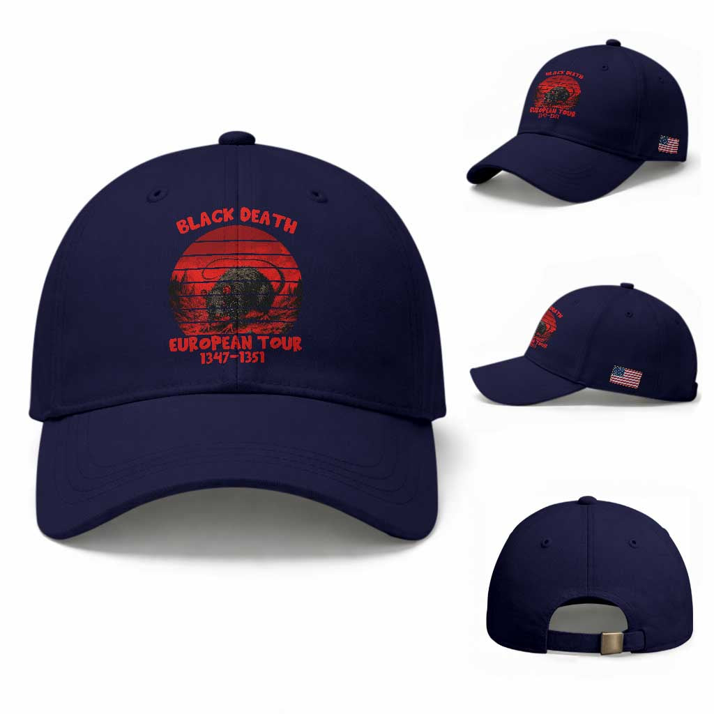 Plague Rat Black Death European Tour Baseball Cap Medieval Dark History