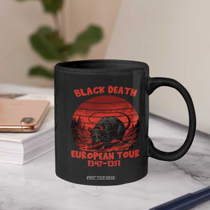 Plague Rat Black Death European Tour Coffee Mug Medieval Dark History