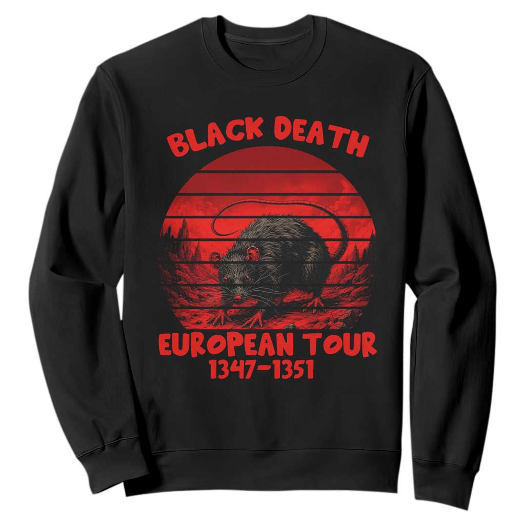 Plague Rat Black Death European Tour Sweatshirt Medieval Dark History