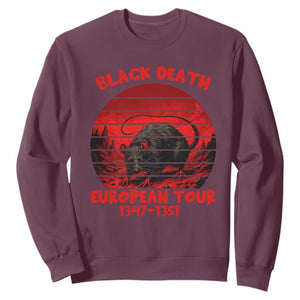Plague Rat Black Death European Tour Sweatshirt Medieval Dark History