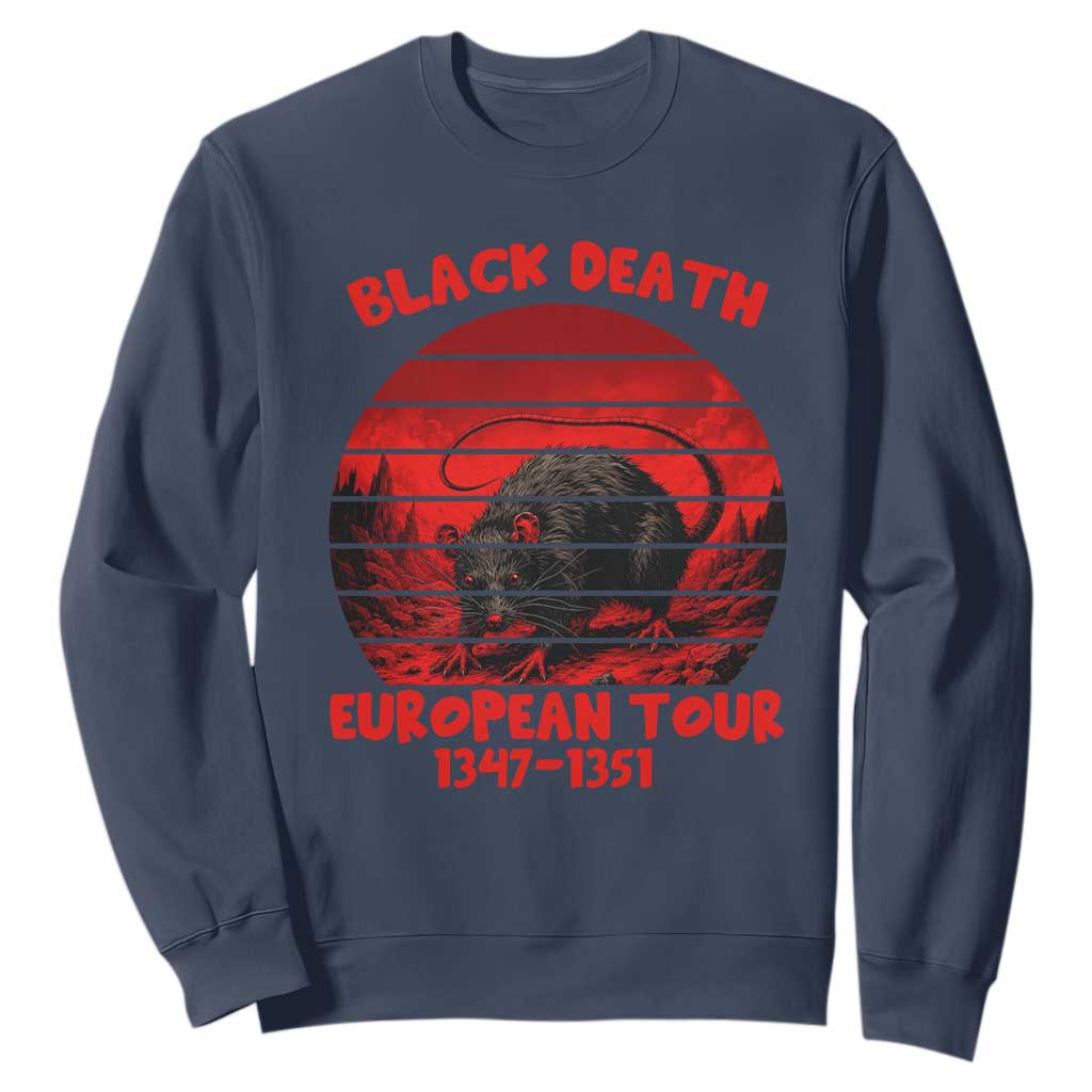 Plague Rat Black Death European Tour Sweatshirt Medieval Dark History