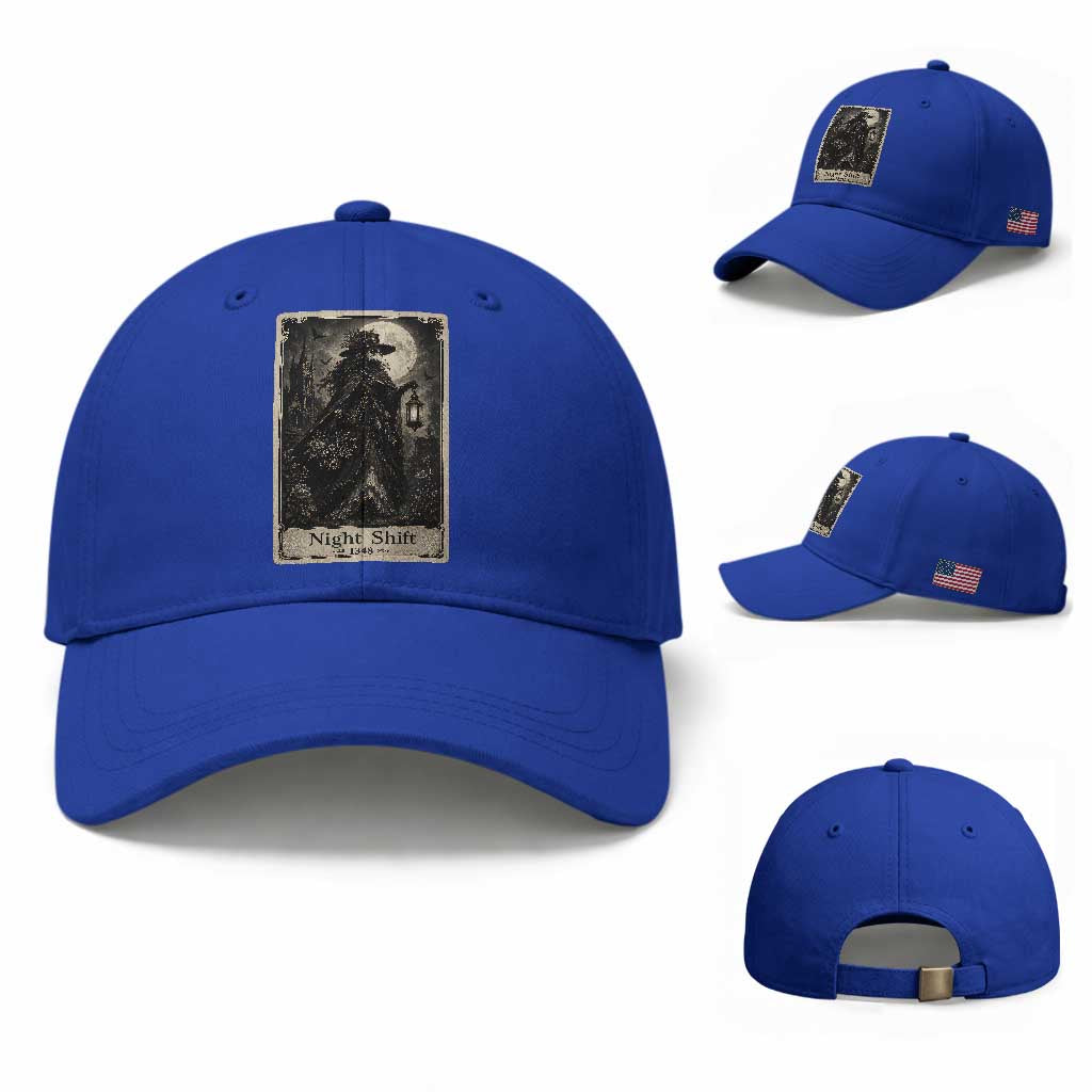 Gothic Plague Doctor Tarot Card Baseball Cap Medical Night Shift Dark Horror