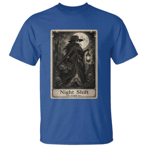 Gothic Plague Doctor Tarot Card T Shirt Medical Night Shift Dark Horror