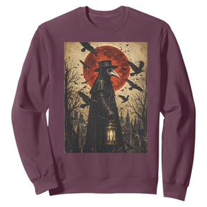 Vintage Japanese Ukiyoe Plague Doctor Sweatshirt Medieval History Gift