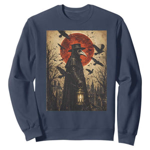 Vintage Japanese Ukiyoe Plague Doctor Sweatshirt Medieval History Gift