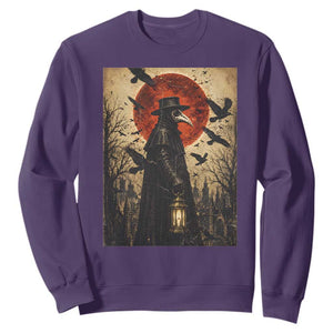 Vintage Japanese Ukiyoe Plague Doctor Sweatshirt Medieval History Gift