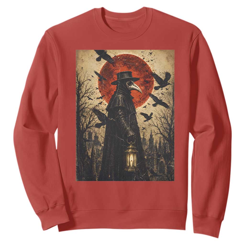 Vintage Japanese Ukiyoe Plague Doctor Sweatshirt Medieval History Gift