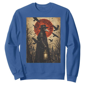 Vintage Japanese Ukiyoe Plague Doctor Sweatshirt Medieval History Gift