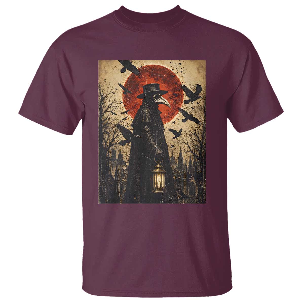 Vintage Japanese Ukiyoe Plague Doctor T Shirt Medieval History Gift