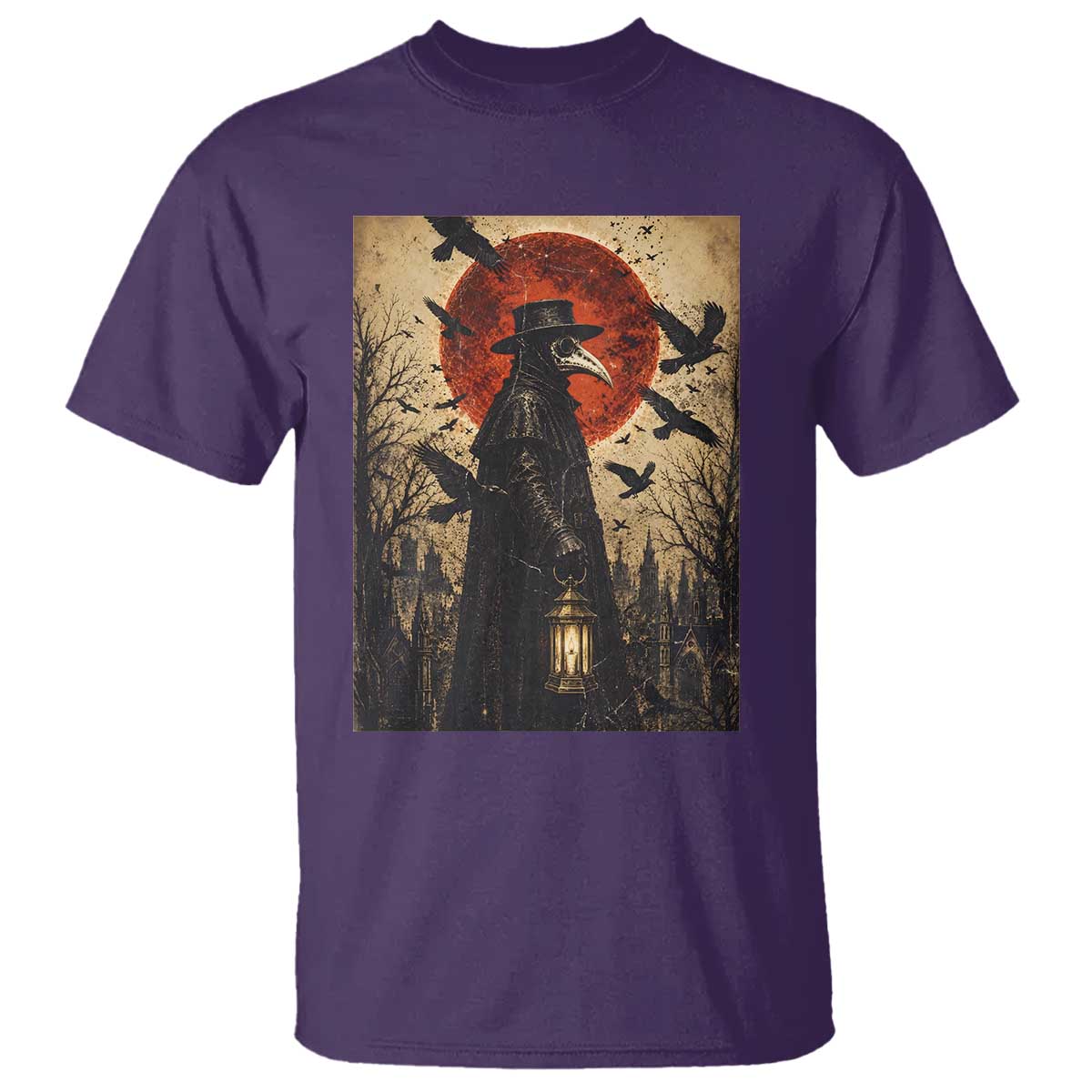 Vintage Japanese Ukiyoe Plague Doctor T Shirt Medieval History Gift