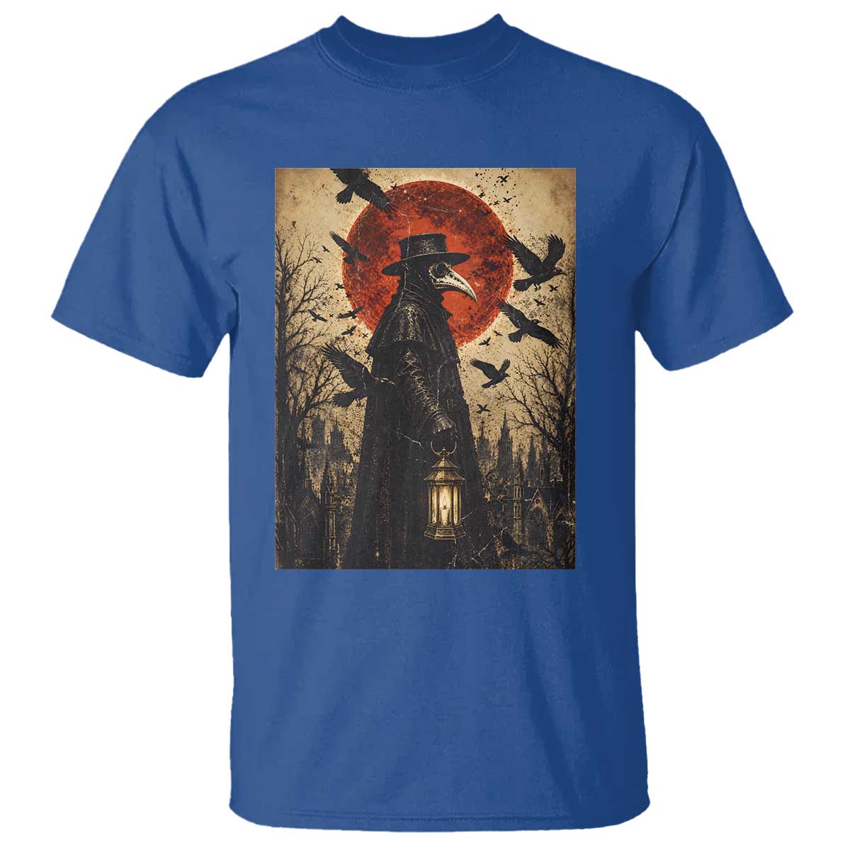 Vintage Japanese Ukiyoe Plague Doctor T Shirt Medieval History Gift