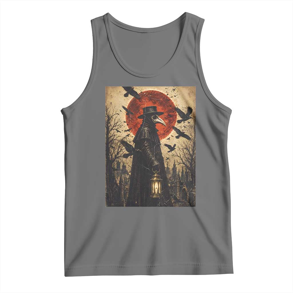 Vintage Japanese Ukiyoe Plague Doctor Tank Top Medieval History Gift