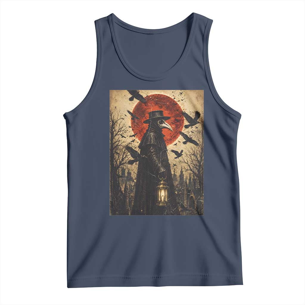Vintage Japanese Ukiyoe Plague Doctor Tank Top Medieval History Gift