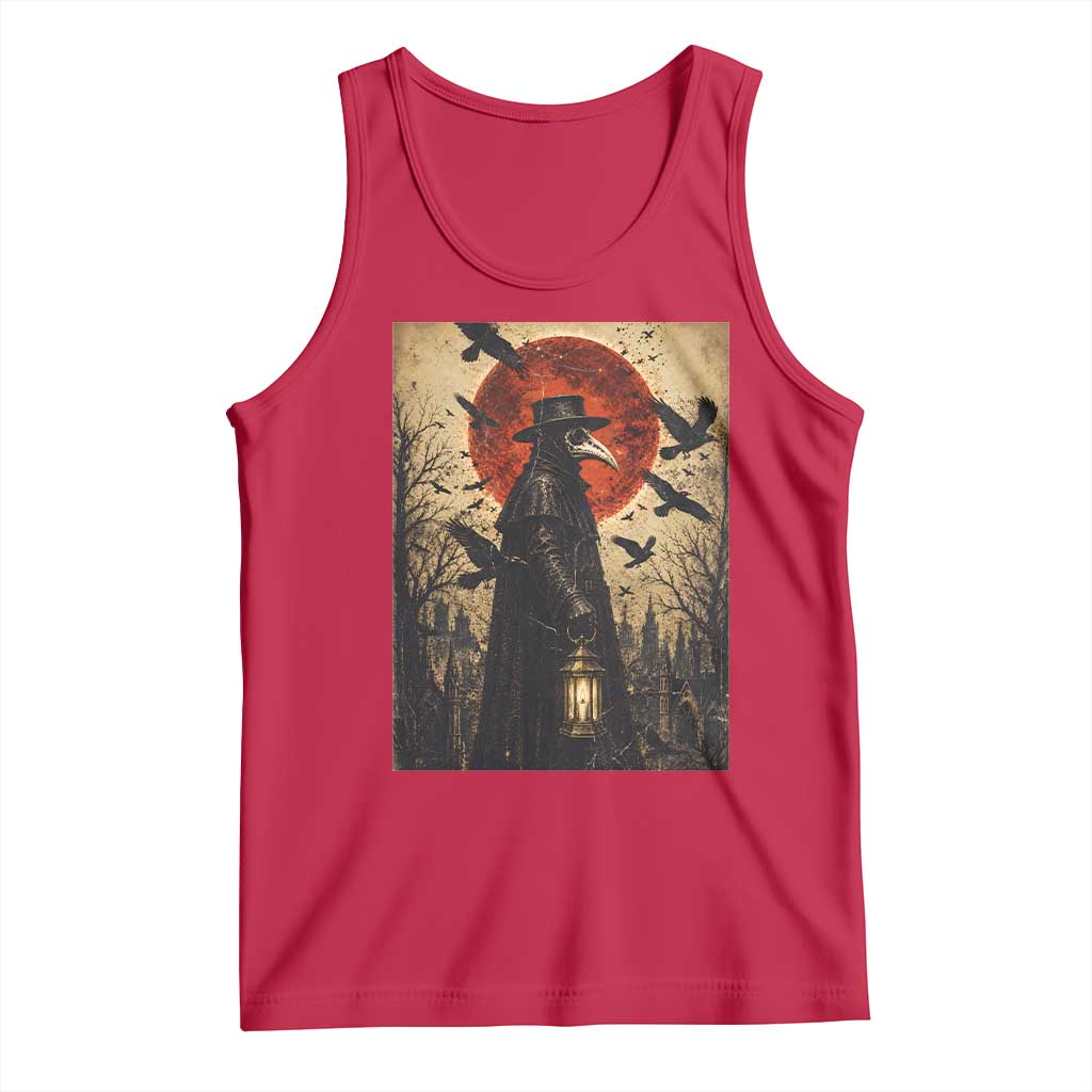 Vintage Japanese Ukiyoe Plague Doctor Tank Top Medieval History Gift
