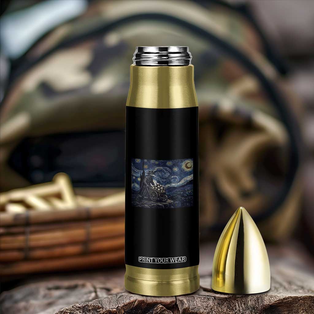 Gothic Plague Doctor Starry Night Inspired Bullet Tumbler Dark Parody Horror